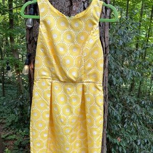Kensie yellow sleeveless dress.